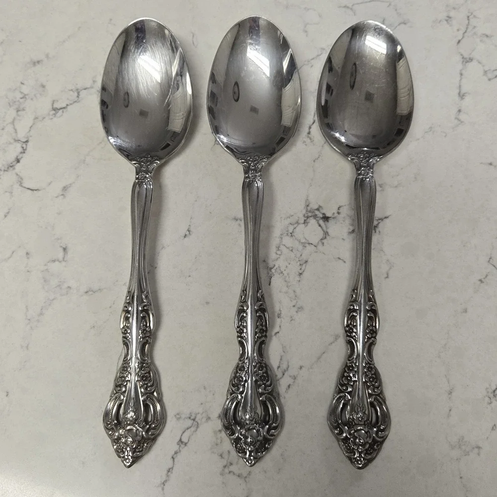 Oneida Michelangelo Heirloom Stainless Steel Flatware Mixed Lot of 13 Pieces VGC